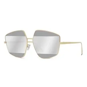 Fendi | Accessories | Fendi Goldsilver Mirrored Striped  display picture 1